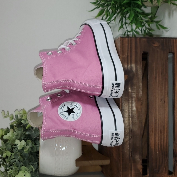 Converse CTAS LIFT HI PLATFORM WOMEN SZ  / 571631C - Picture 6 of 14